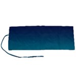 Navy Teal Roll Up Canvas Pencil Holder (S)