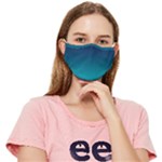 Navy Teal Fitted Cloth Face Mask (Adult)